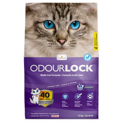 ODOURLOCK Katzenstreu Lavendel