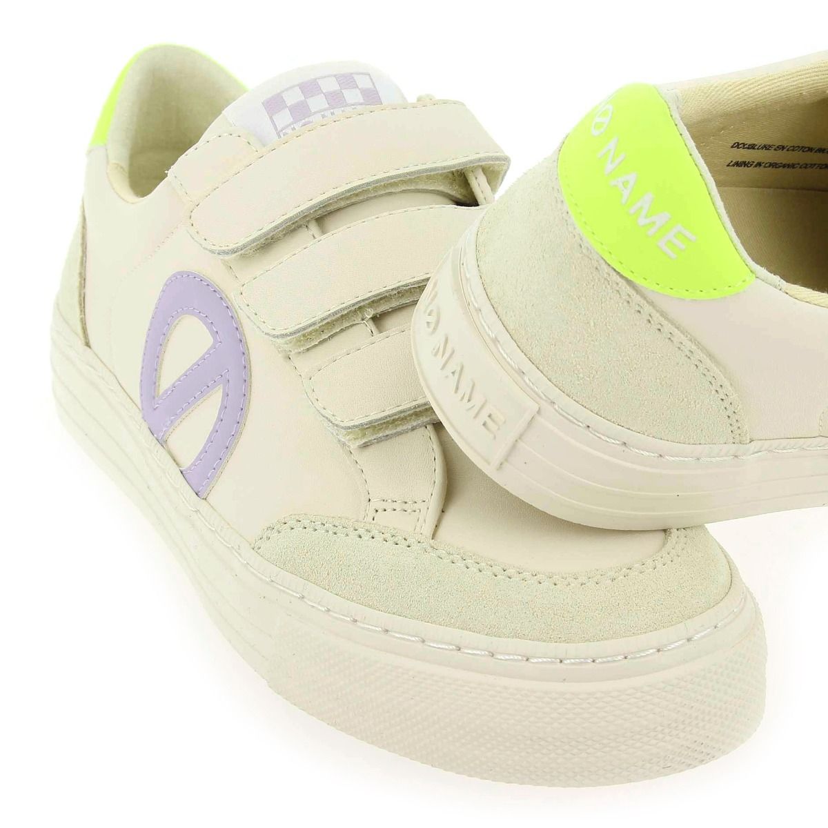 No Name  STRIKE STRAPS E23 - Beige lilas