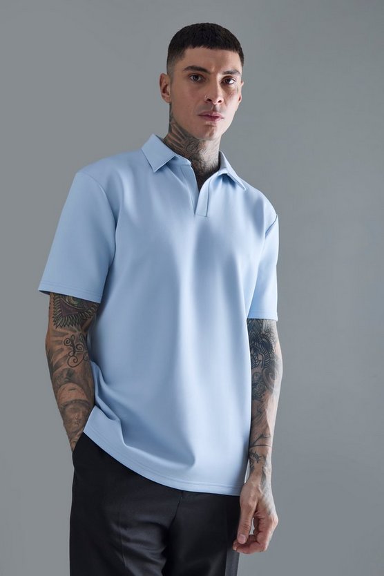 Tall Slim-Fit Scuba Poloshirt
