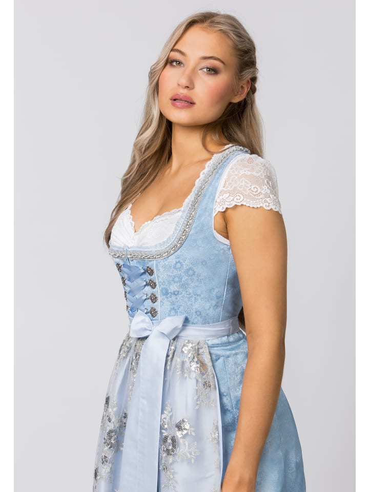 Stockerpoint Stockerpoint Dirndl Maya in hellblau günstig kaufen