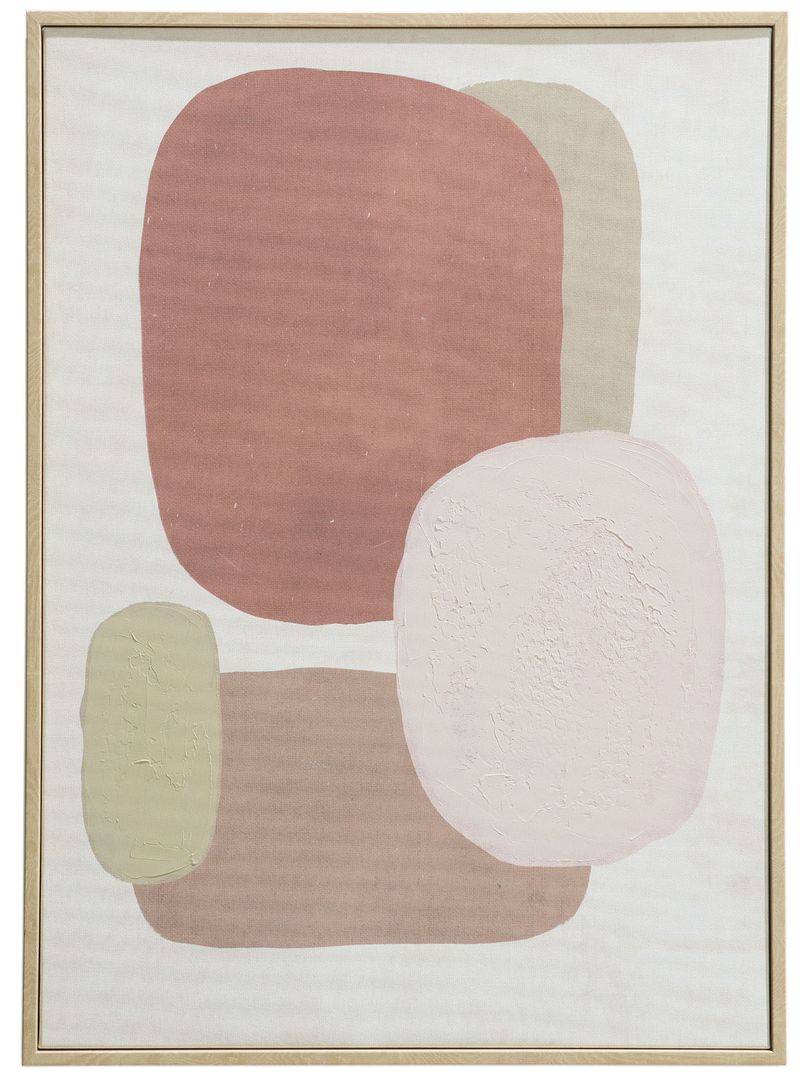 Brano Leinwand-Druck-handbemalt, Multicolor