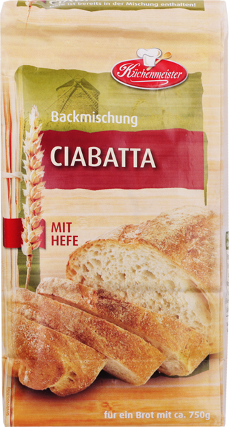 Küchenmeister Backmischung Ciabatta