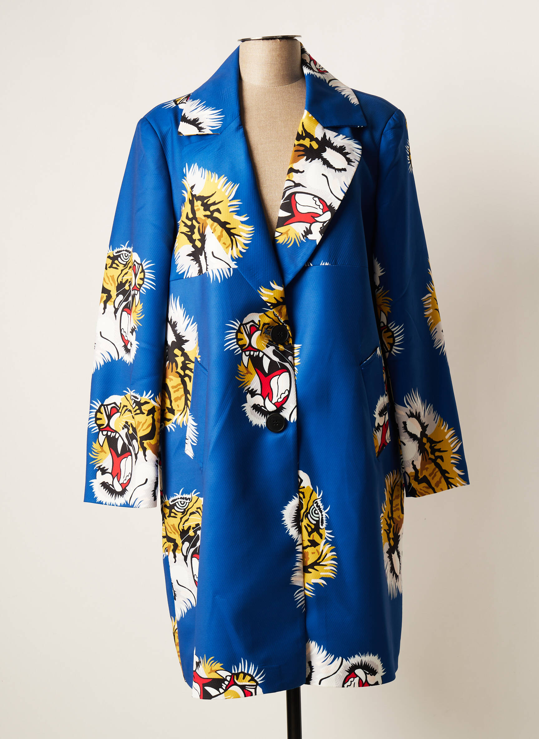Hippocampe Manteaux Longs Femme couleur bleu