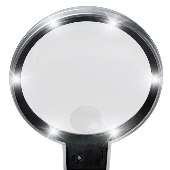 Nählupe 2x/4x mit LED Beleuchtung