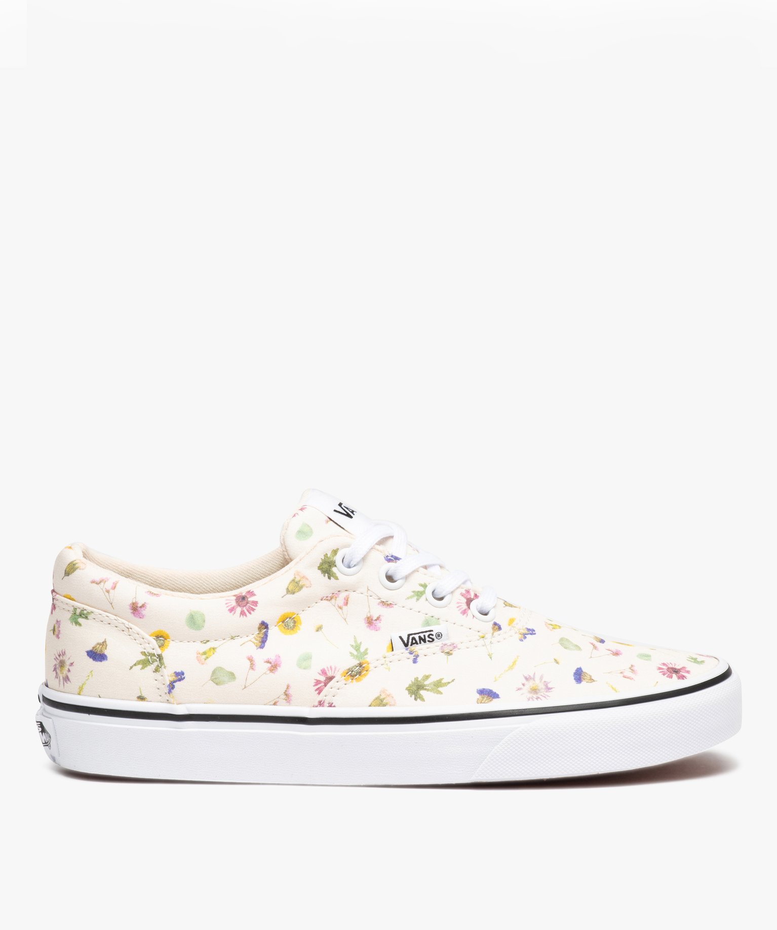 Baskets femme dessus en toile et à lacets - Vans imprime | GEMO