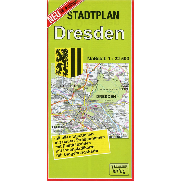 Stadtplan Dresden 1 : 22 500 - Stadtplan