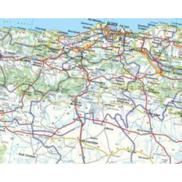 Algerien 1 : 800 000 / 1 : 2 000 000 - Straßenkarte
