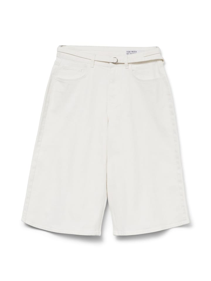 Vero Moda Jeans-Shorts in Bright White günstig kaufen