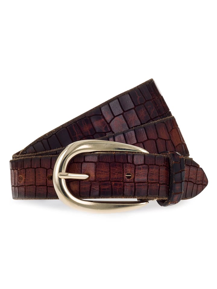 b.belt Gürtel Leder in cocgnac günstig kaufen