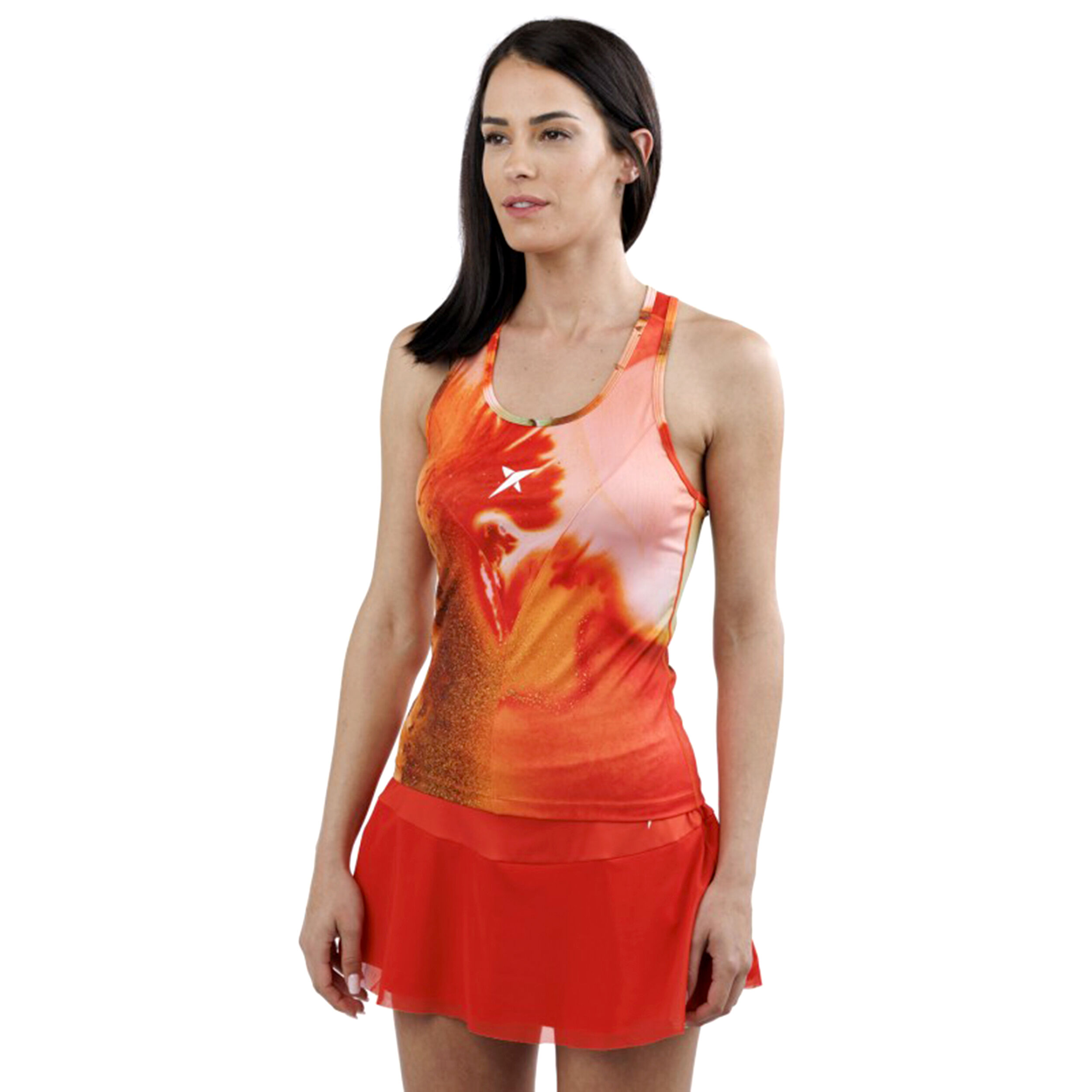 Maira Tank-Top Damen - Orange