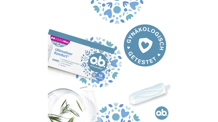 O.B. Tampons ProComfort Mini