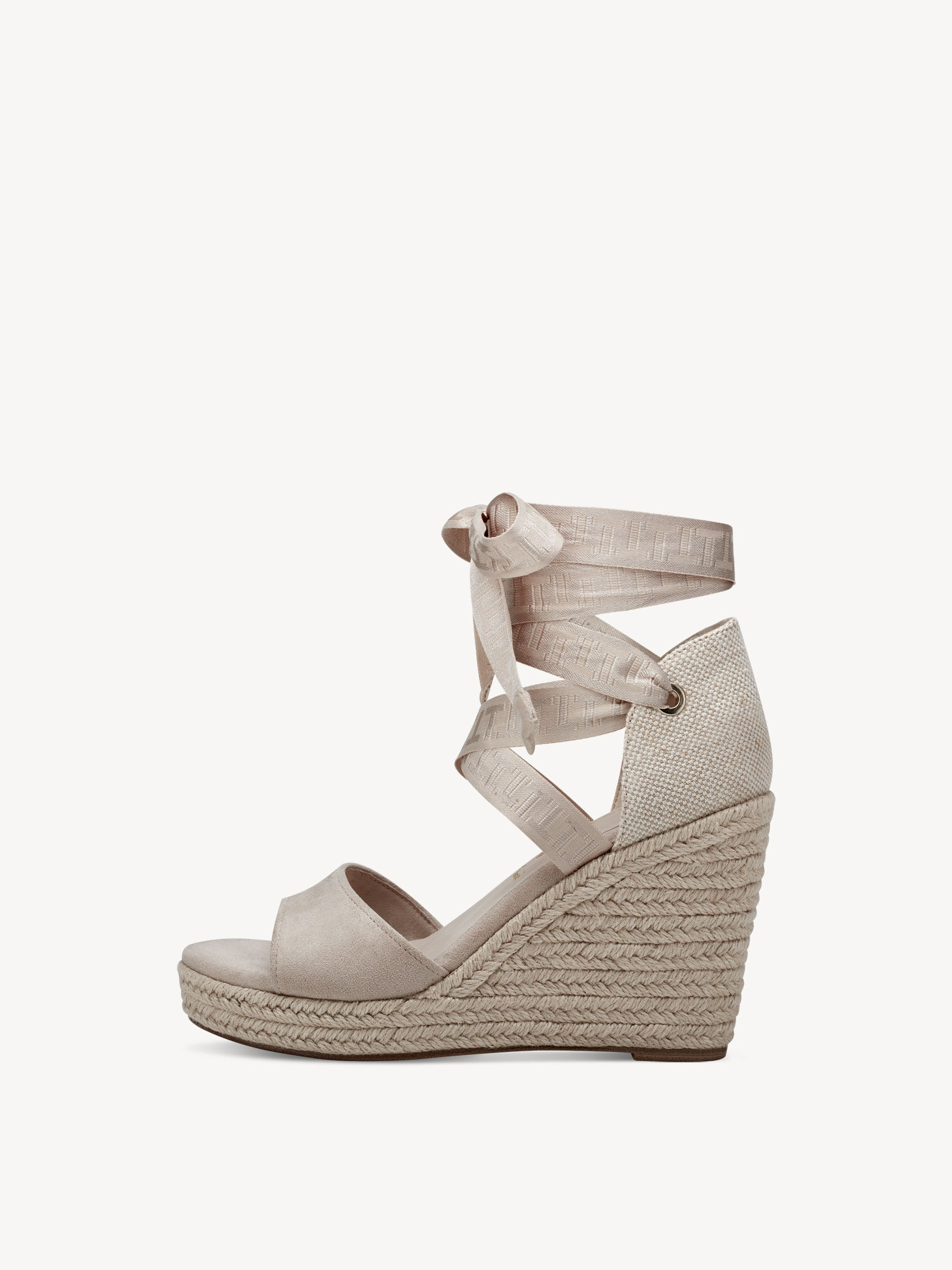 Sandale à talon - beige