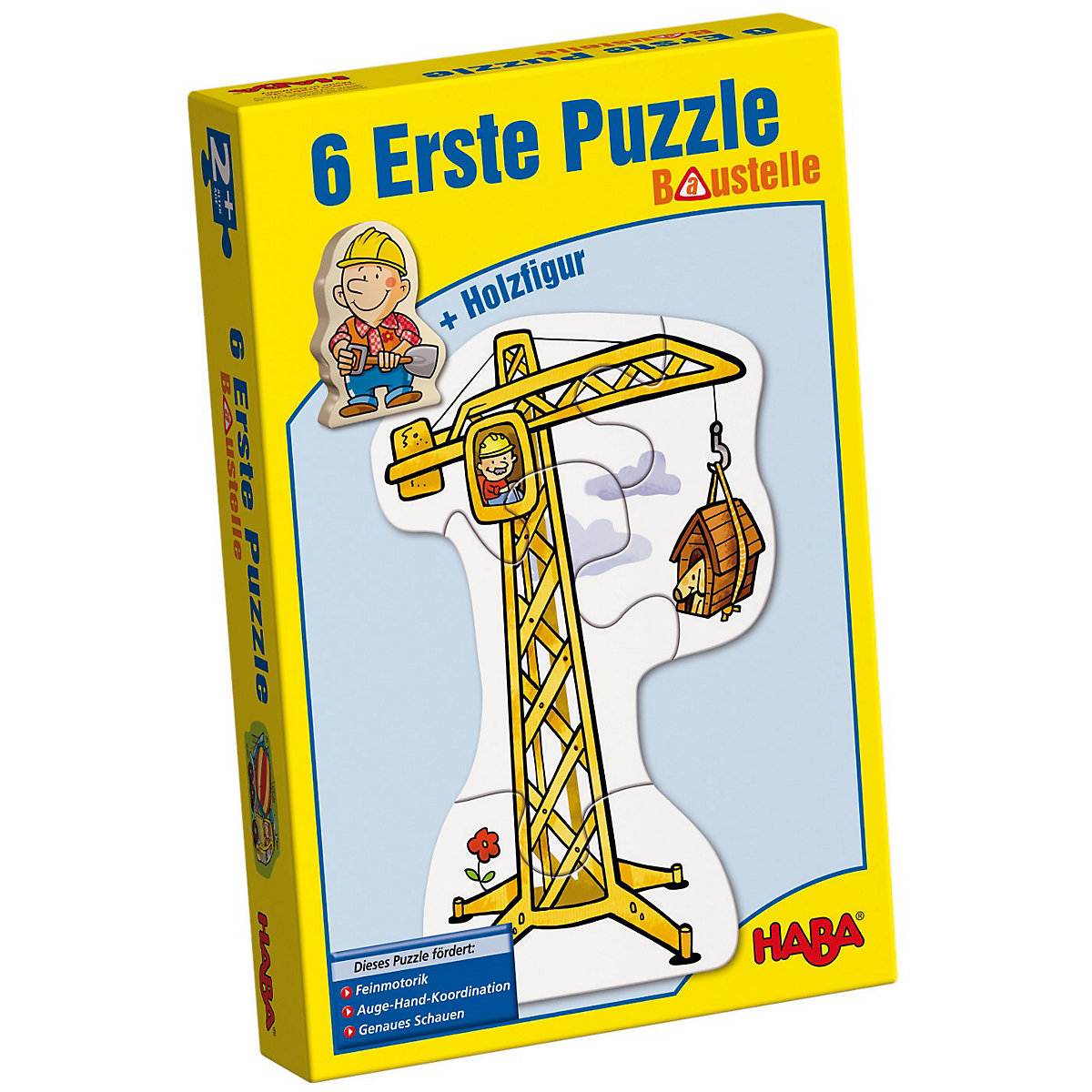 HABA 3901 6 Erste Puzzle - Baustelle