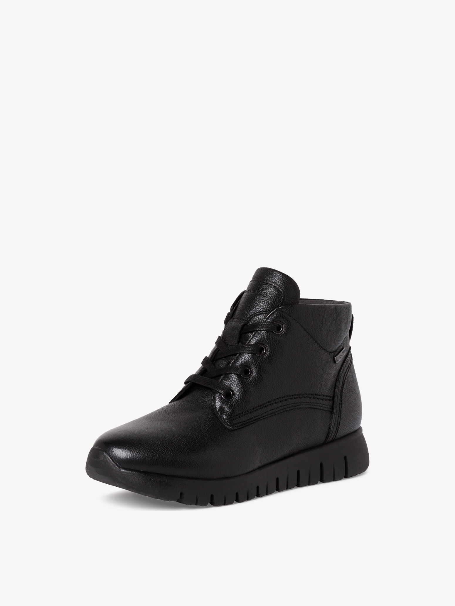 Bottine en cuir - noir