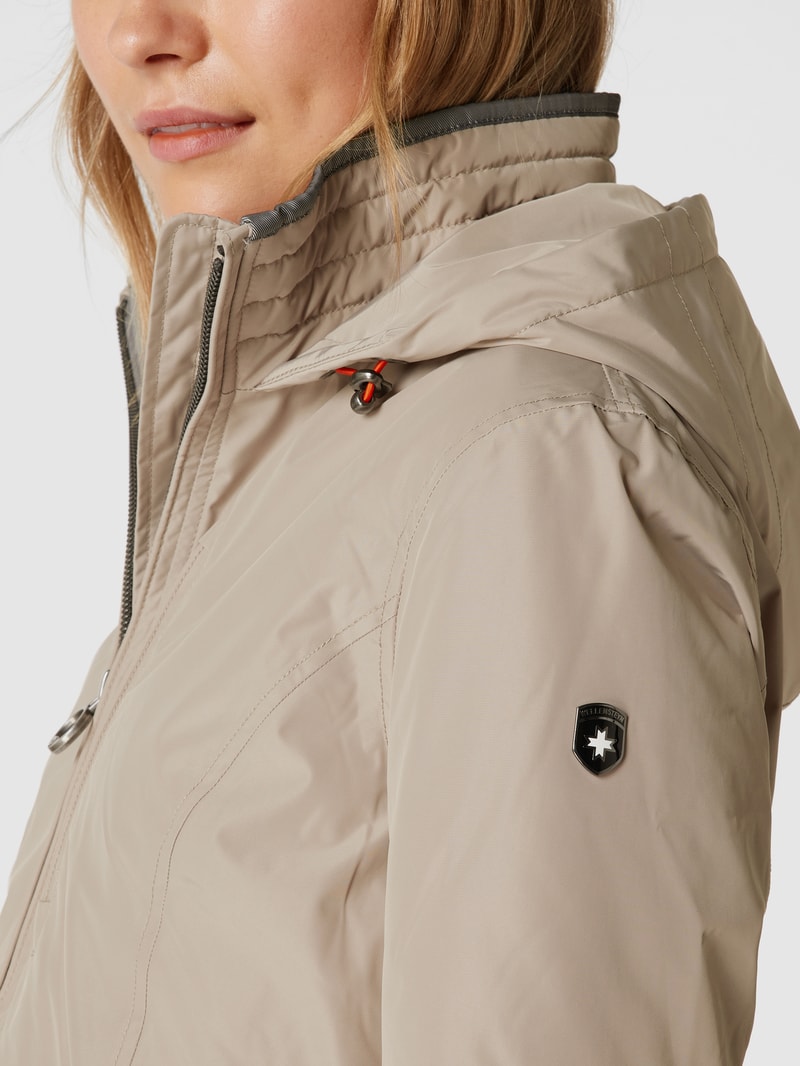 Jacke mit Label-Detail Modell 'STOCKHOLM' in sand