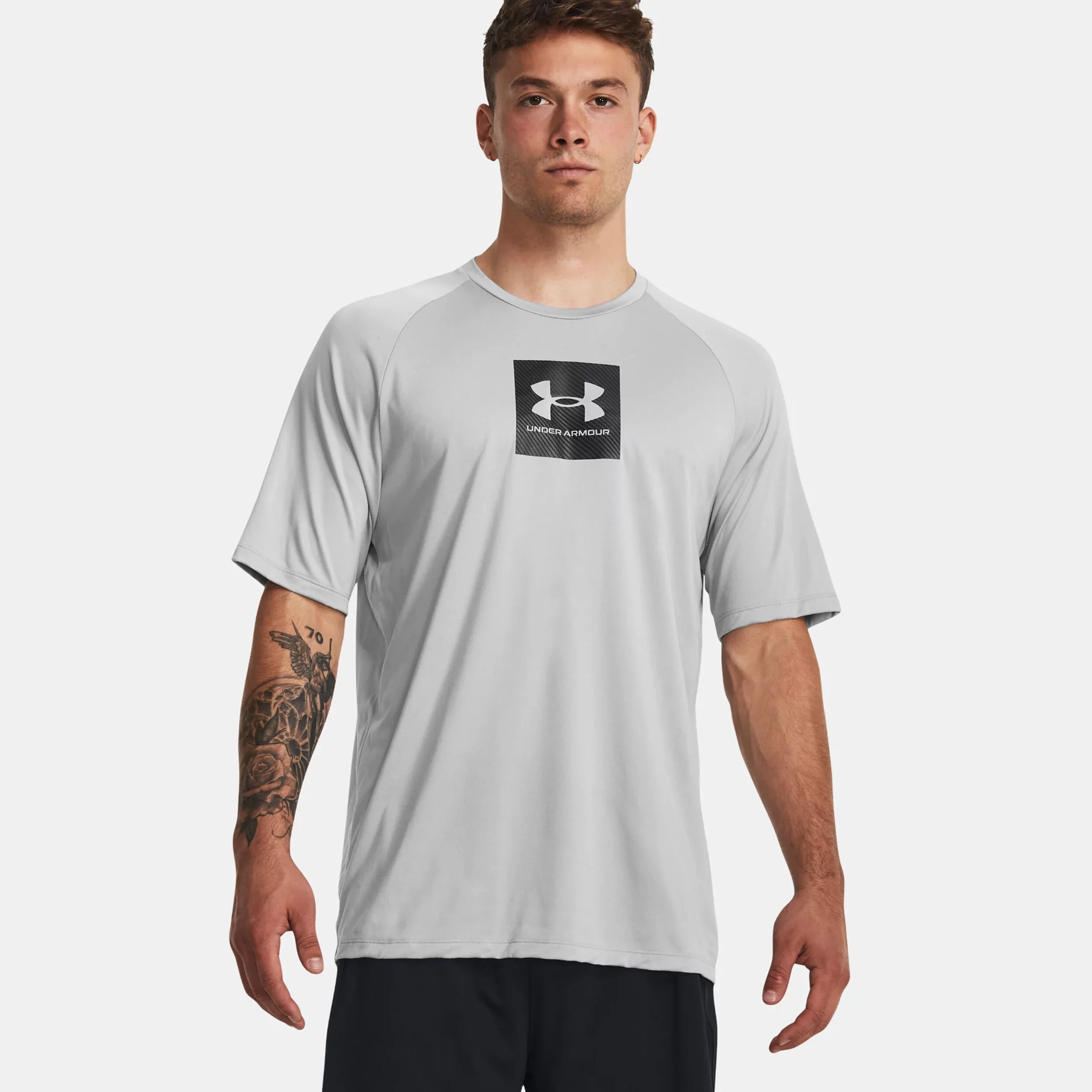 Tech Part Fill T-Shirt Herren - Grau