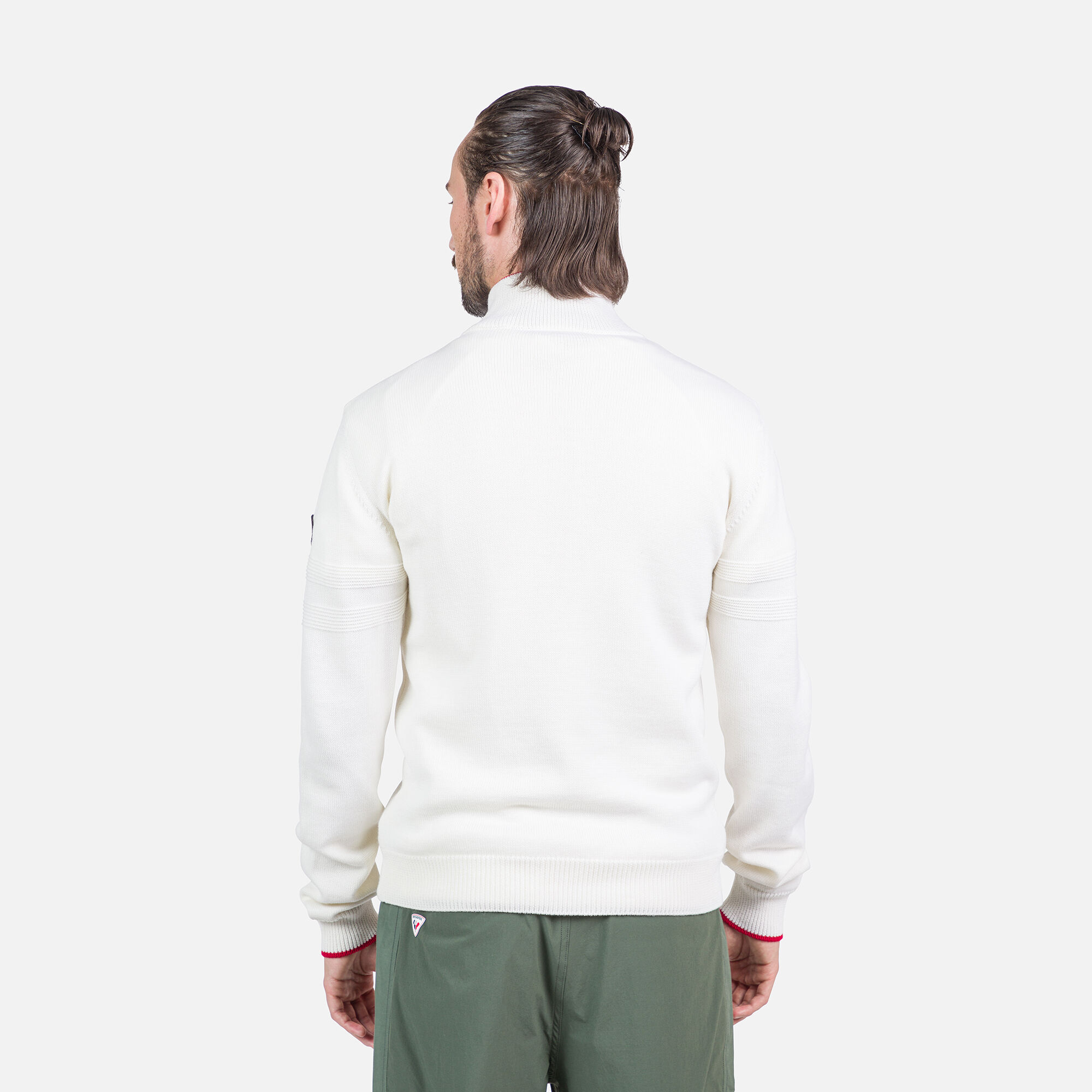 Pull en maille à demi-zip homme