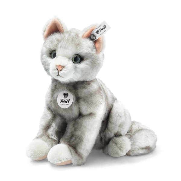 Filou Katze, 21 cm, hellgrau