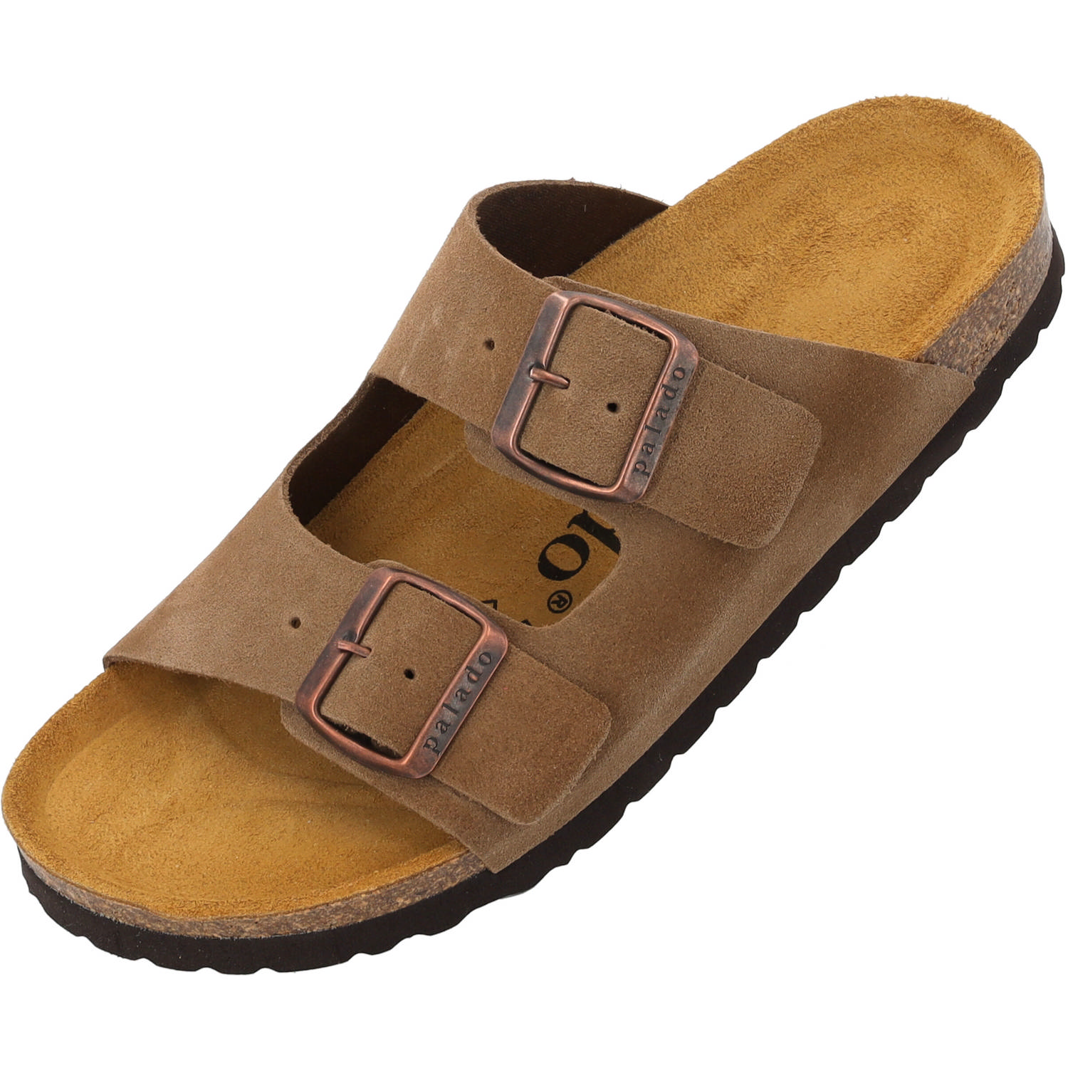 Palado Korfu Premium Leather, Pantoletten, Damen, Hellbraun