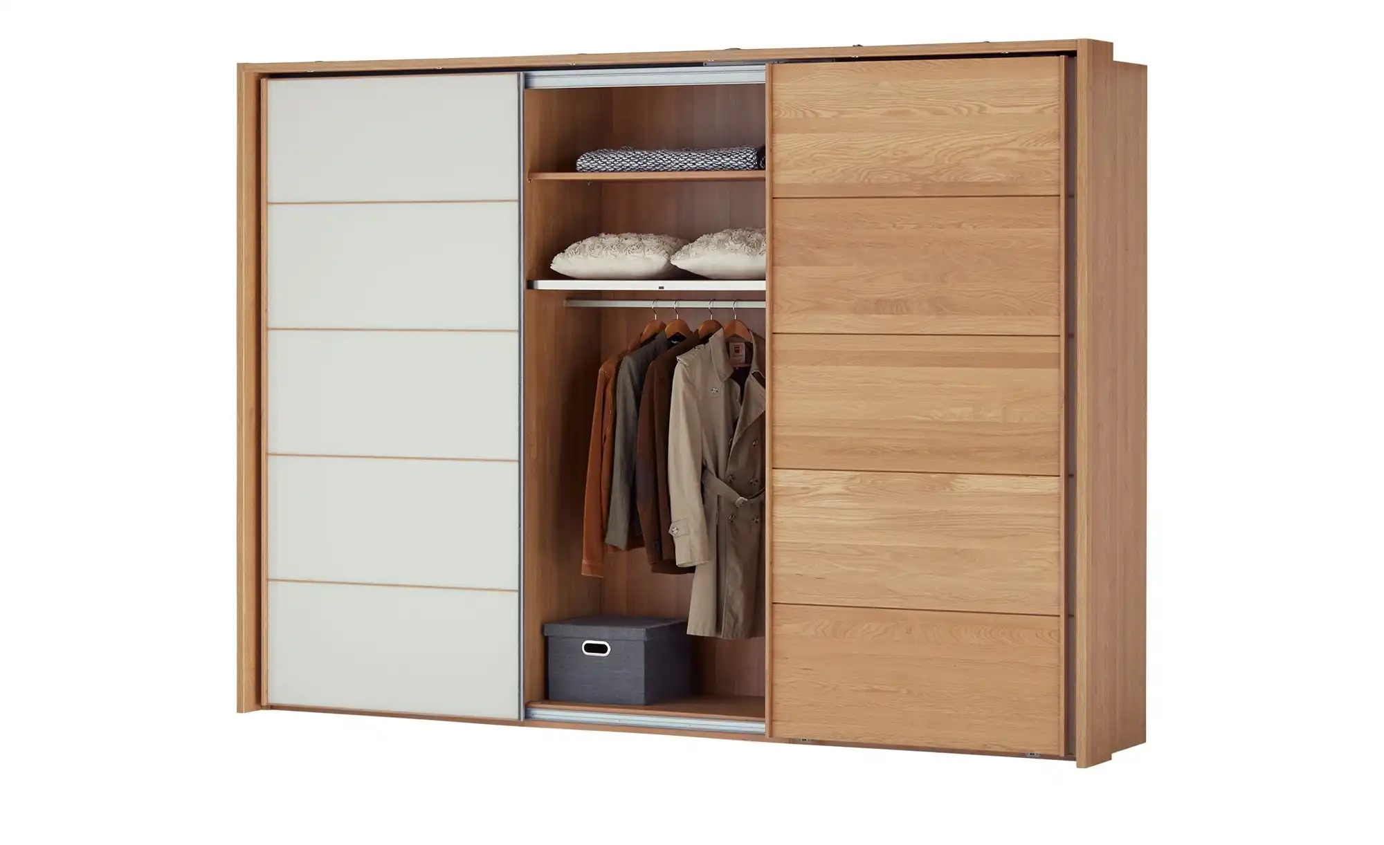 Woodford Schwebetürenschrank, 3-türig teilmassiv Kyran
