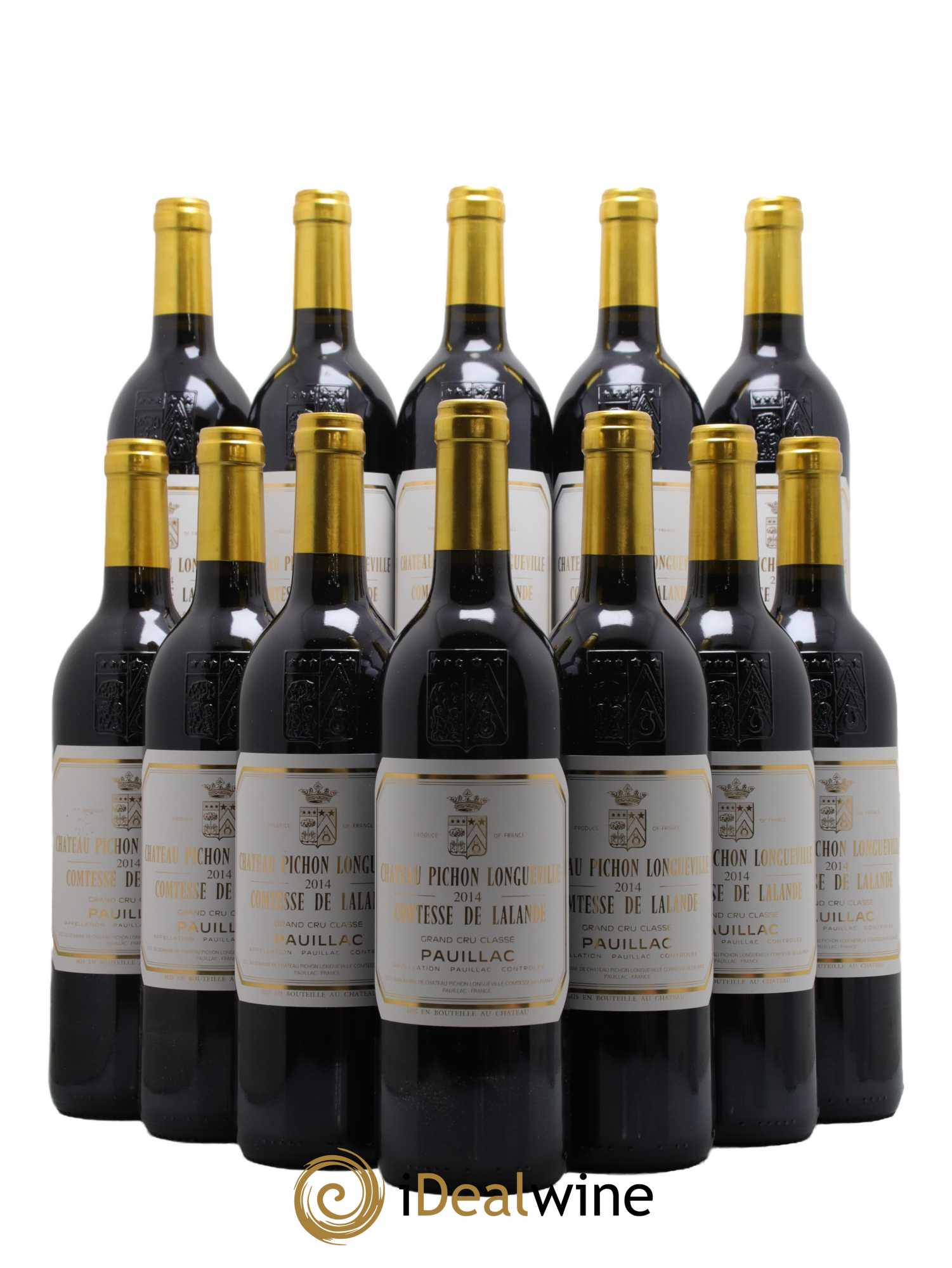 Château Pichon Longueville Comtesse de Lalande 2ème Grand Cru Classé  2014 - Lot de 12 Bouteilles