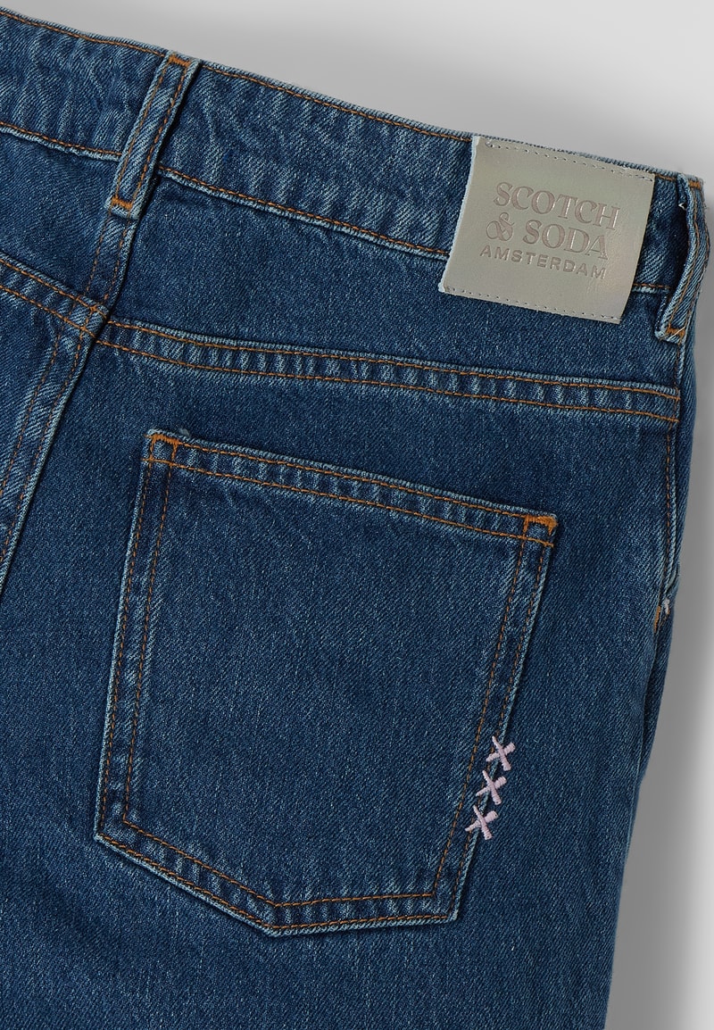 Loose Fit Jeans mit Lyocell-Anteil Modell 'The Shore' in blau