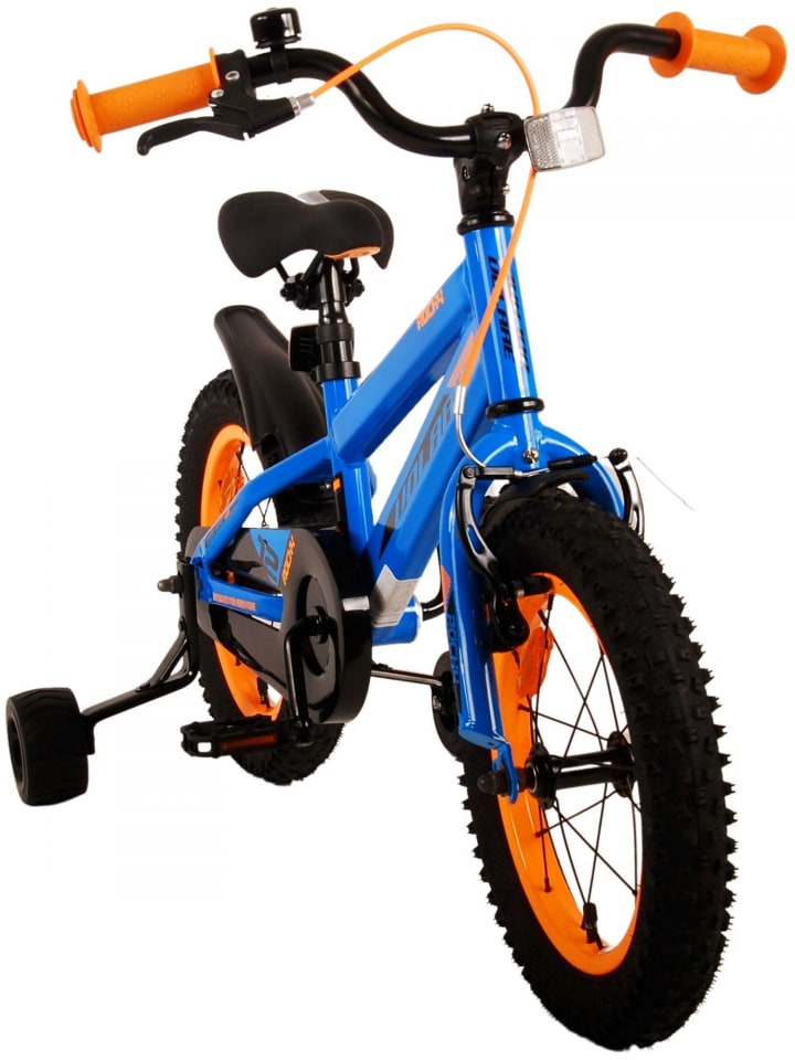 Volare Kinderfahrrad Rocky für Jungen 14 Zoll Kinderrad in Blau Fahrrad 4 Jahre günstig kaufen onesize