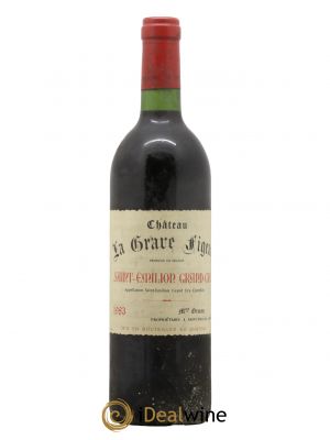 Saint-Émilion Grand Cru Château La Grave Figeac 1983 - Lot de 1 Bouteille
