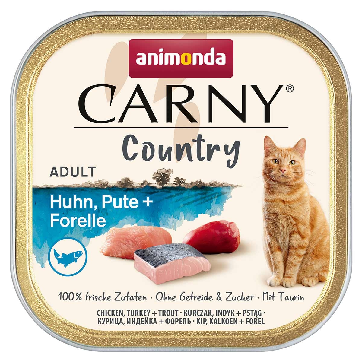 animonda Carny Adult Country Huhn, Pute + Forelle bei ZooRoyal