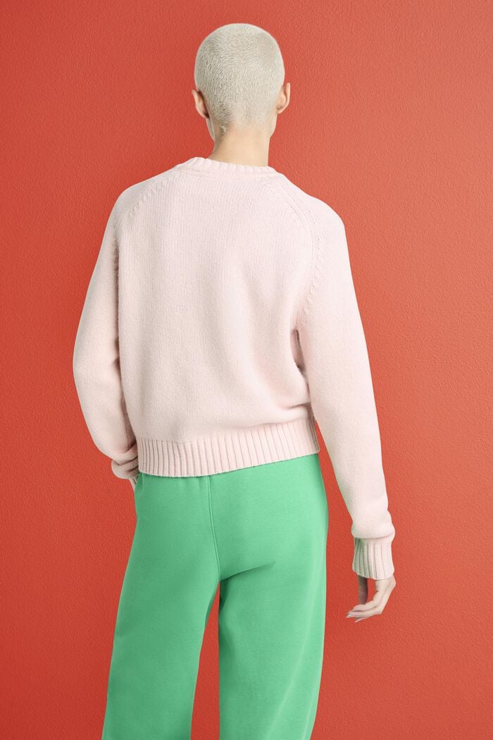 Logo-Pullover aus Wolle und Kaschmir