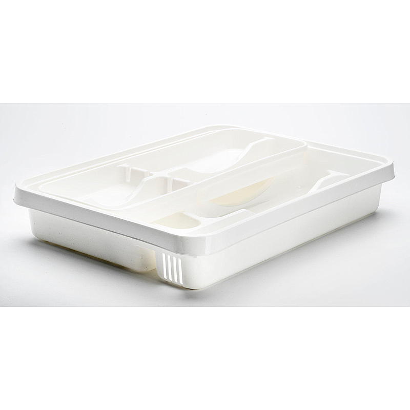 Plast1 Bestikkskuff 40x30x7 cm dobbel