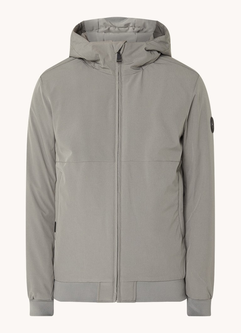 Giacca da aviatore softshell trapuntata Airforce con tasche con cerniera
