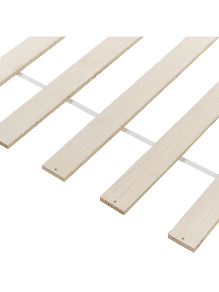 Beliani Hochbett LABATUT in Weiß - (W) 92 x (H) 230 x (L) 206 cm günstig kaufen onesize