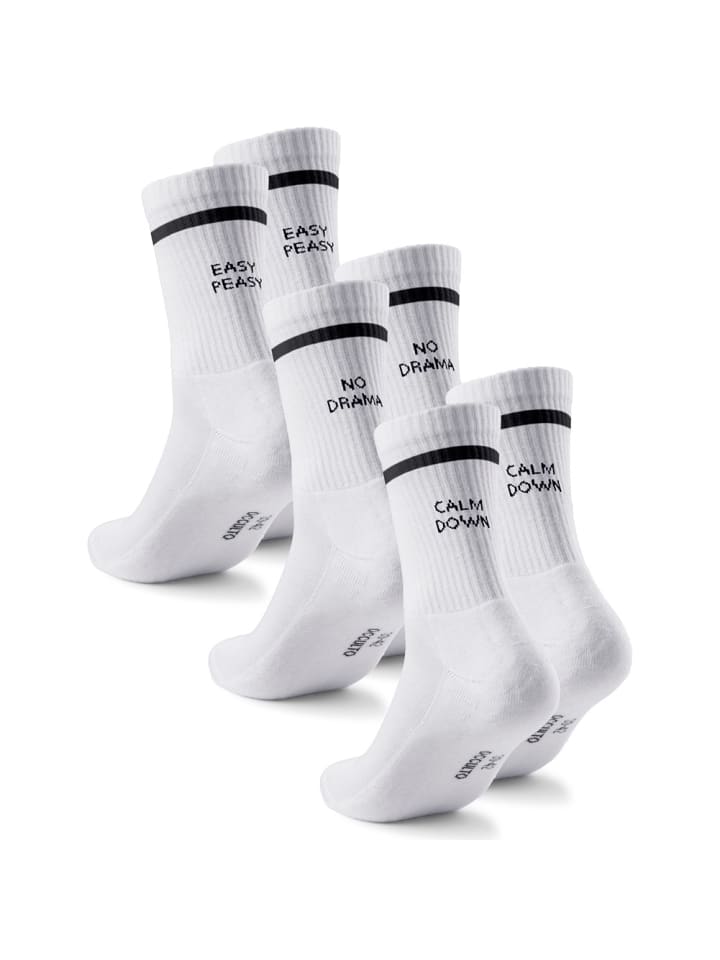 Occulto 3er Pack Statement Tennis Socken Leo in Easy günstig kaufen