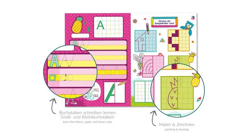 TRENDHAUS ABC Champions Activity Lernkoffer A-Z wisch&weg