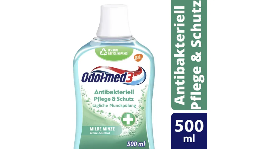 Odol-med3 Antibakteriell Mundspülung 500ml 500 ml