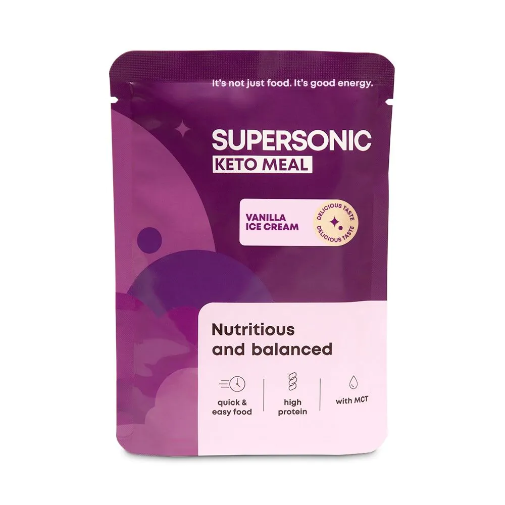 Supersonic Keto Meal vaniljeissmag 80g