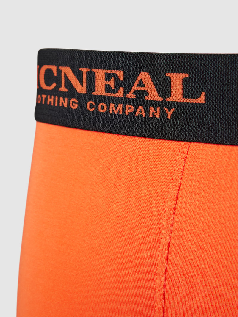 runks mit Logo-Bund im 3er-Pack in dunkel orange
