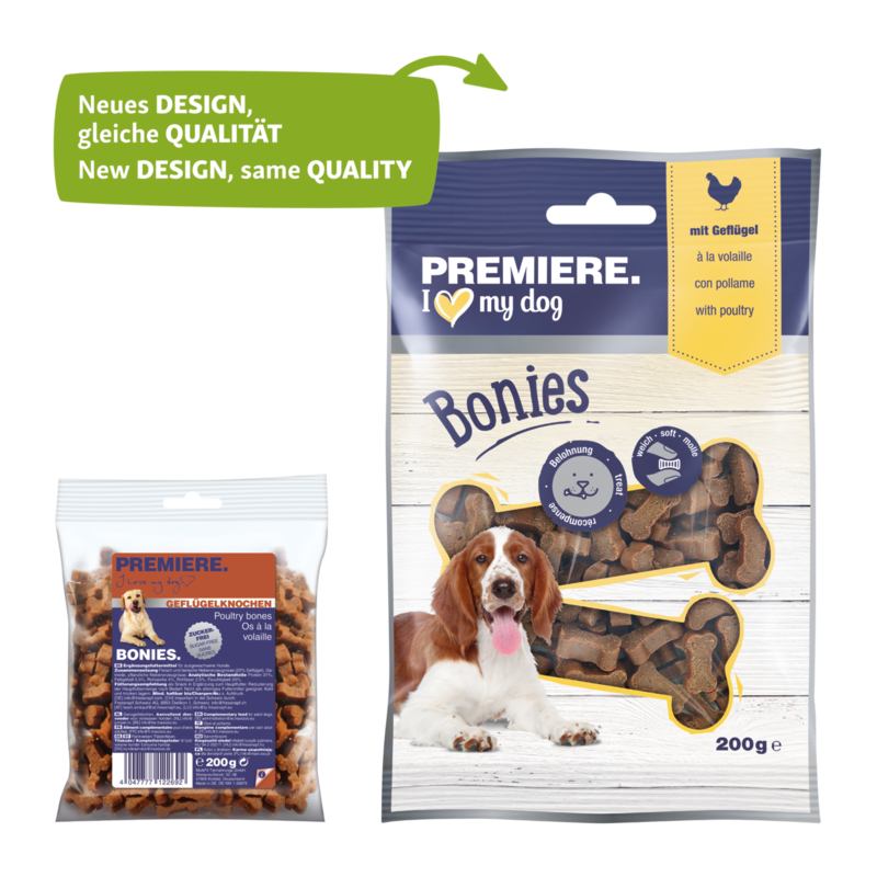 PREMIERE Snacks PREMIERE Bonies 200g Geflügel