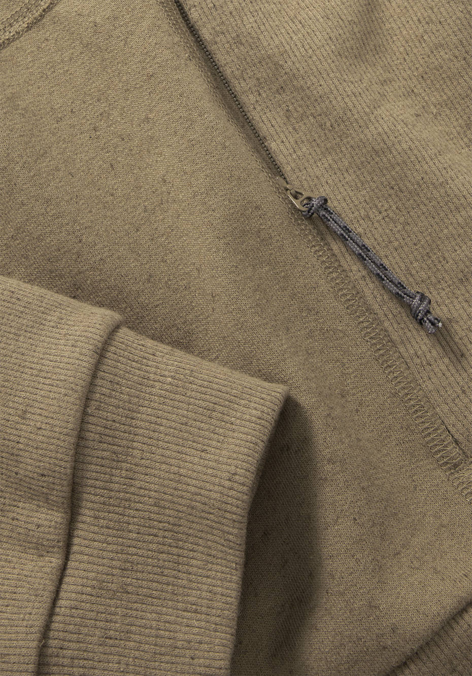 Sweatshirt aus Bio-Baumwolle mit Hanf und Schurwolle
