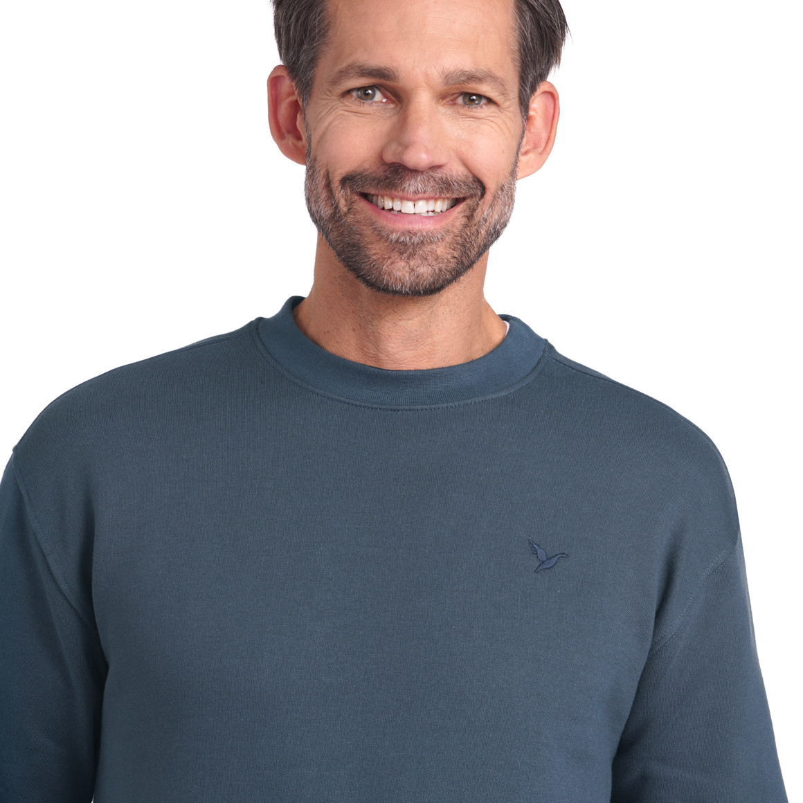 Herren Sweatshirt mit Rundhalsausschnitt