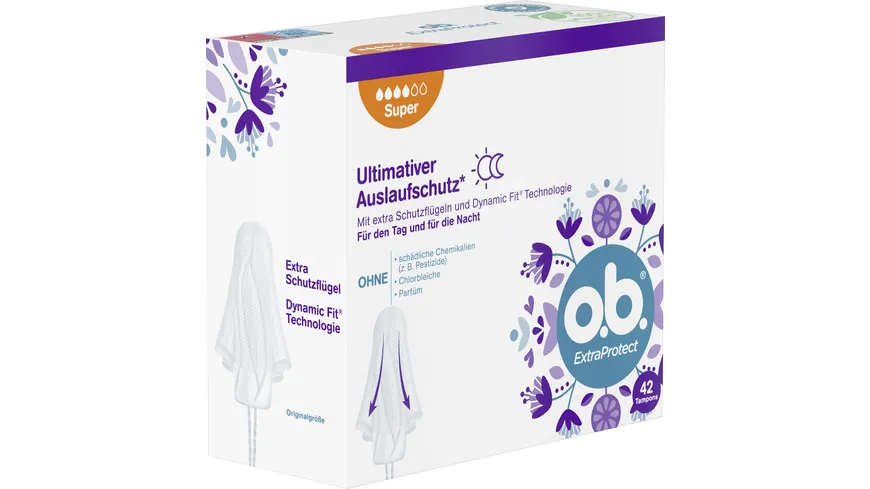 O.B. Tampons ExtraProtect Super