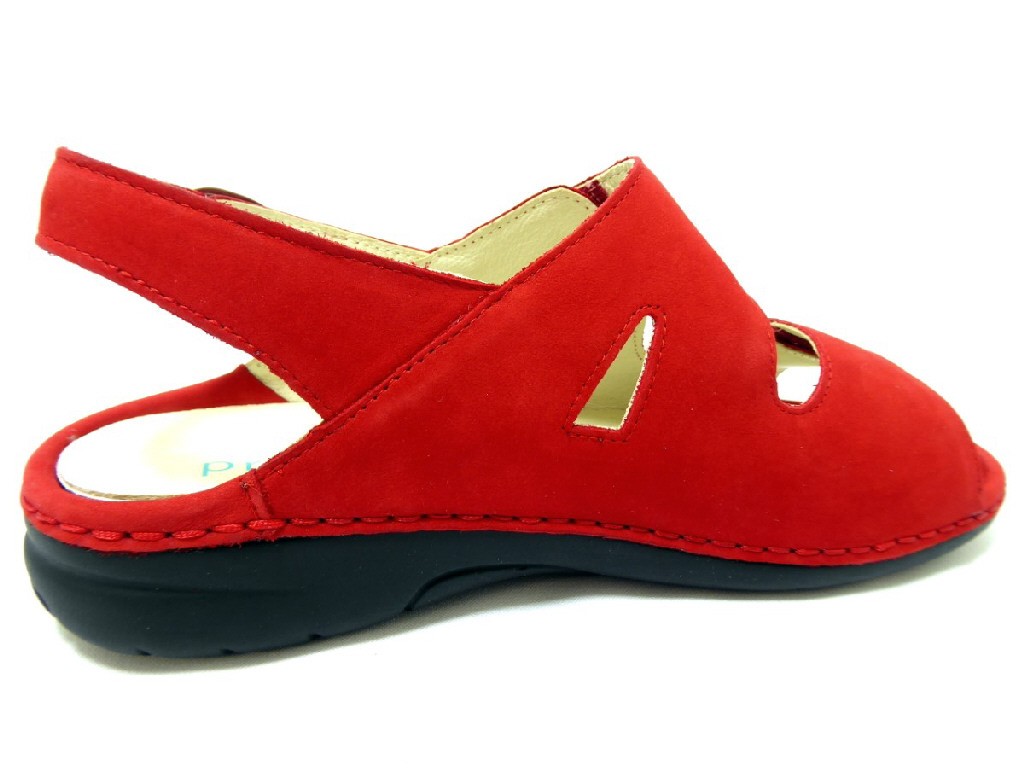 WALDLÄUFER Komfort Sandalen rot