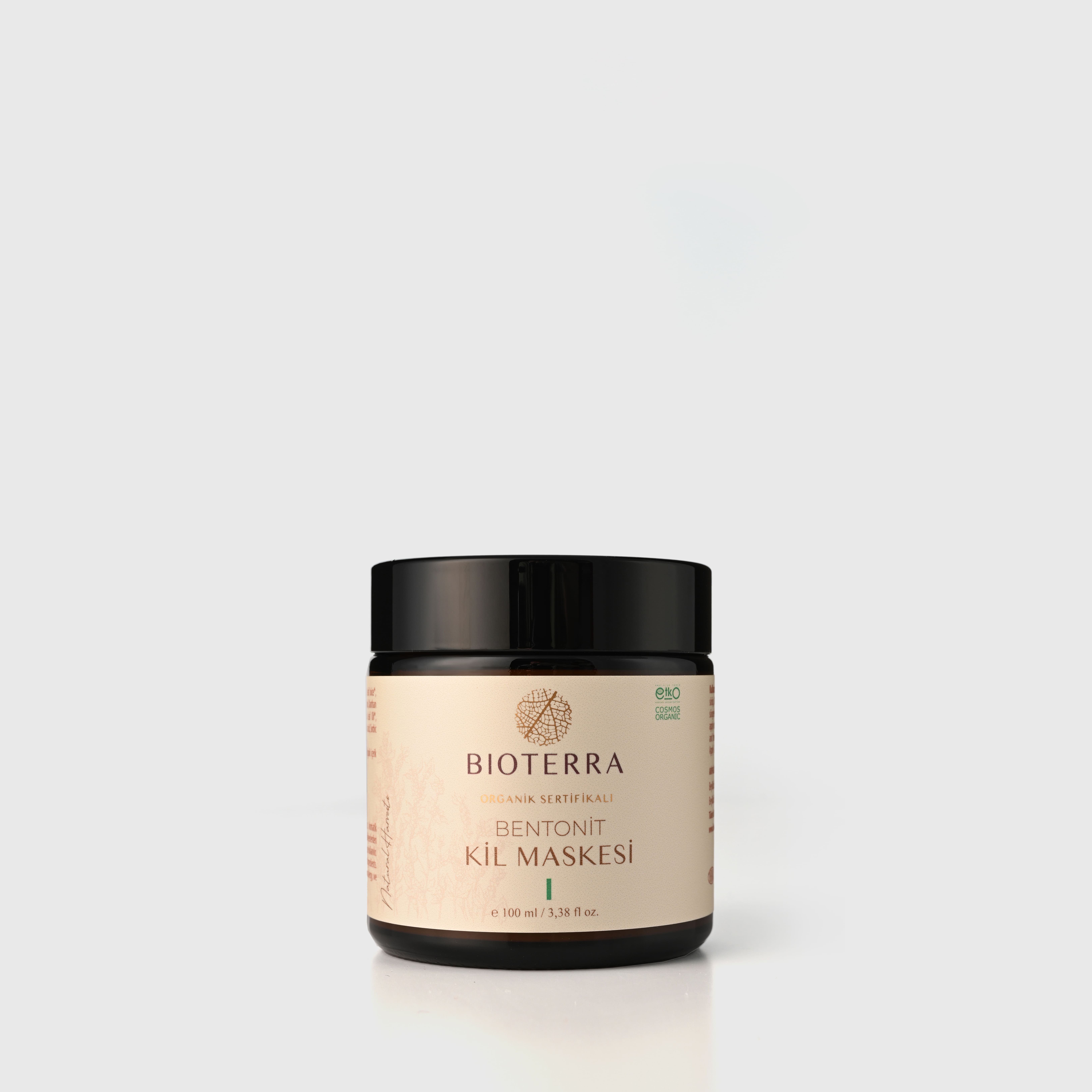 BIOTERRA Gesichtsmaske Bioterra Bio Teebaum Bentonit Maske (Regul Mask), 1-tlg., straffend, Akne, fettige Haut, Mitesser, antibakteriell, antiviral