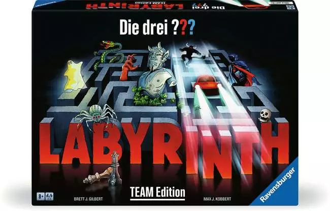 Die drei ??? Labyrinth - Team Edition - Spiel ab 8 Jahren