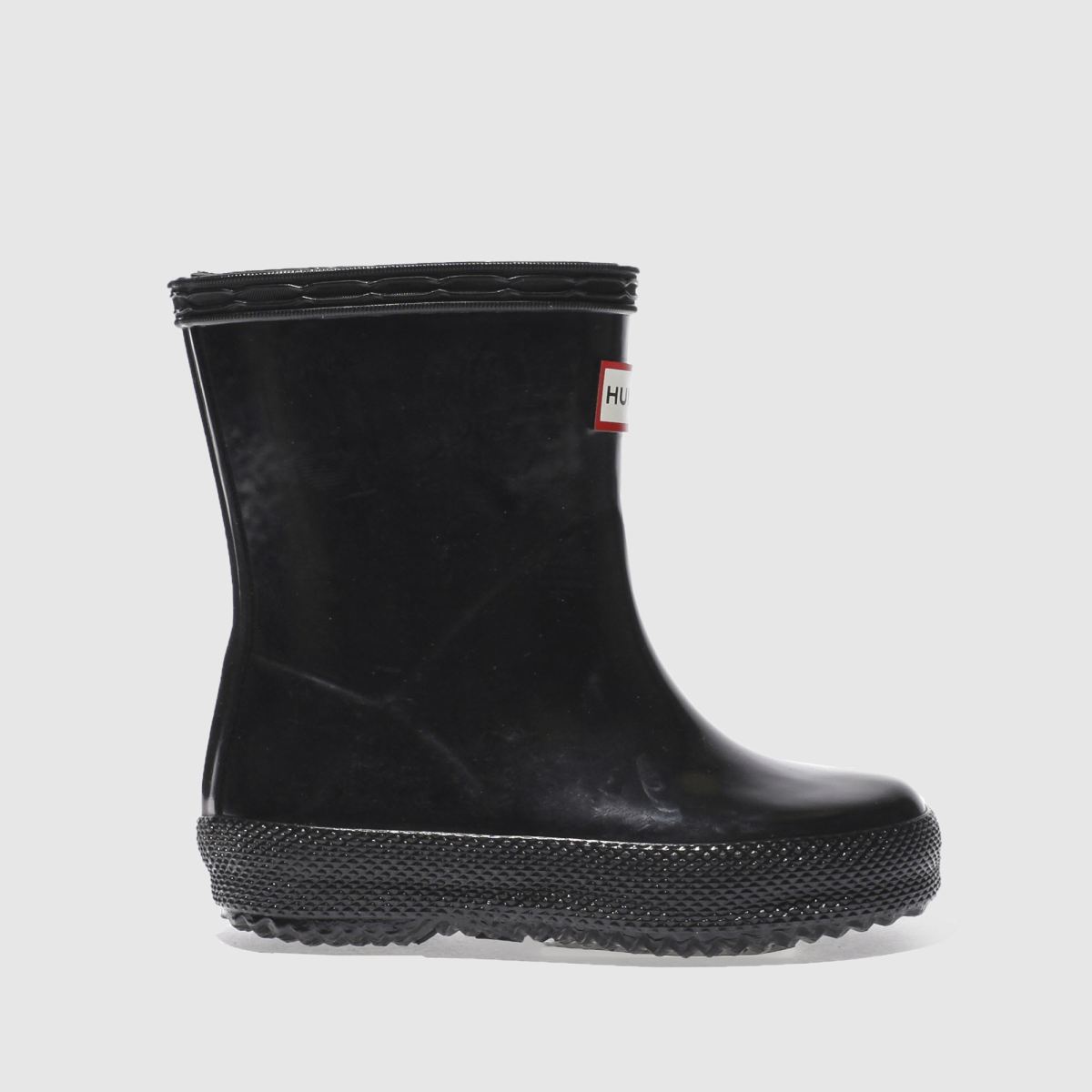 HUNTER BOOTS fekete első fényes kisgyermek csizma