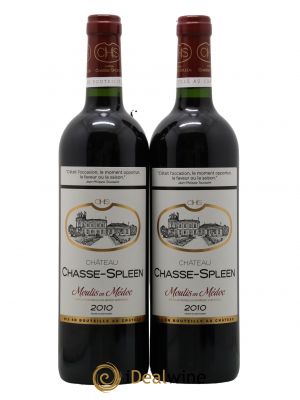 Château Chasse Spleen  2010 - Lot de 2 Bouteilles