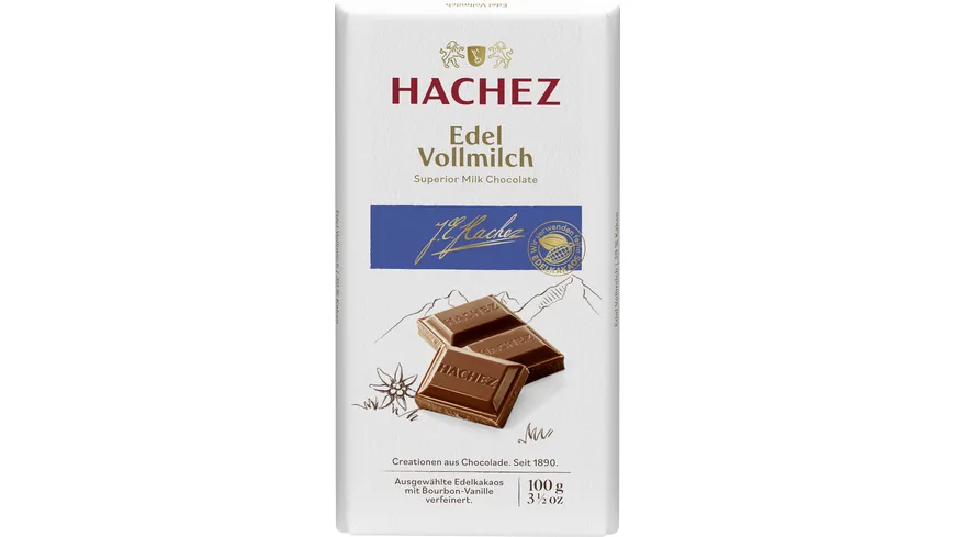 Hachez Edel Tafel Vollmilch 100 g