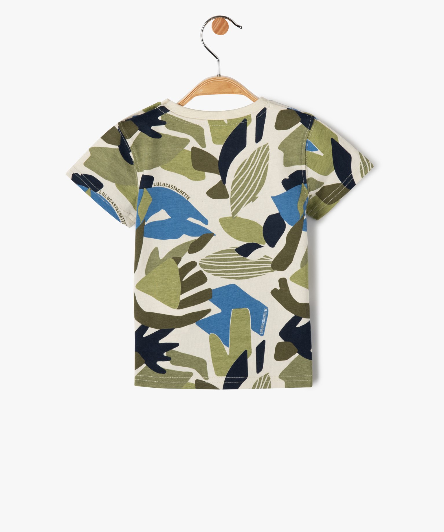Tee-shirt bébé Garçon à manches courtes et motif all ove... beige | GEMO
