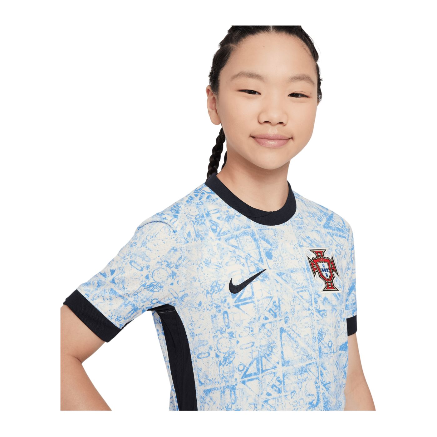 Nike Portugal Trikot Away EM 2024 Kids Weiss F133